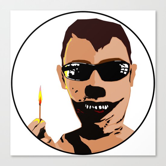 Mr. F - Arsonist Canvas Print