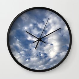 Blue Skies Light Wall Clock