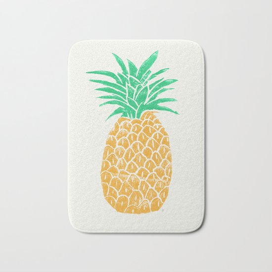 Pineapple Bath Mat