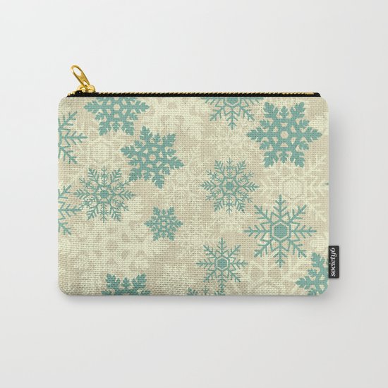 Snowflakes #2 Carry-All Pouch