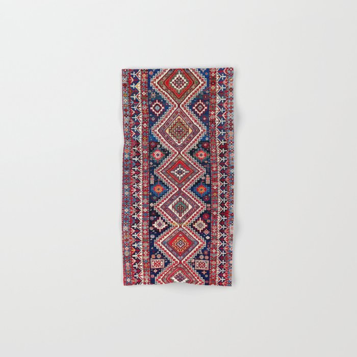 Kuba Antique East Caucasus Carpet Print Hand & Bath Towel