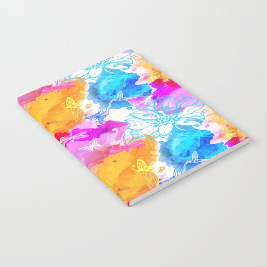 Floral Pattern 11 Notebook