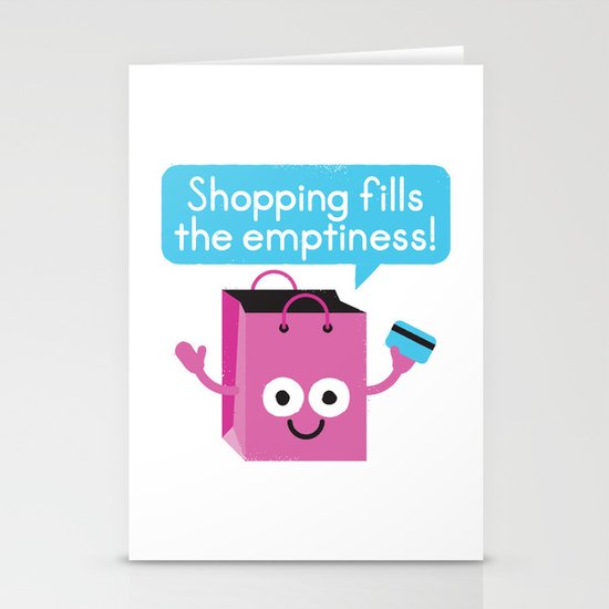 Retail Therapy Stationery Cards