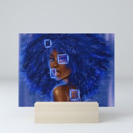Blue de nuit Mini Art Print