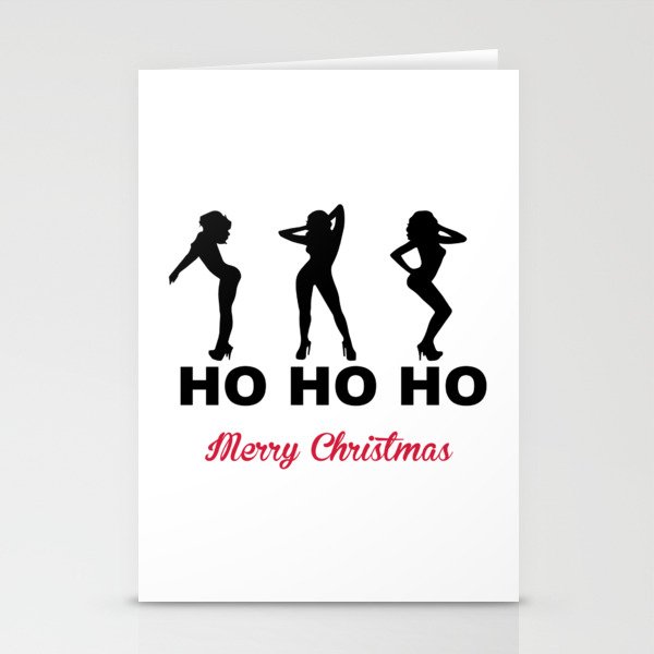 Ho Ho Ho Merry Christmas Stationery Cards