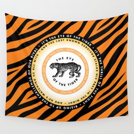 Eye of the Tiger Wall Tapestry