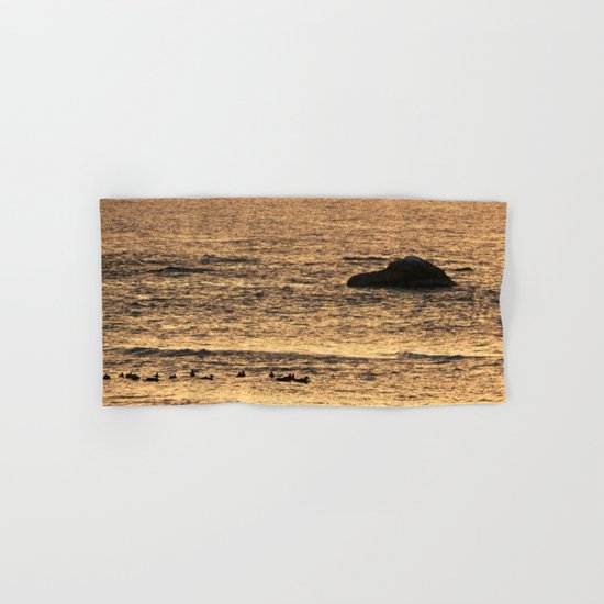 Golden Hour on the Sea Hand & Bath Towel