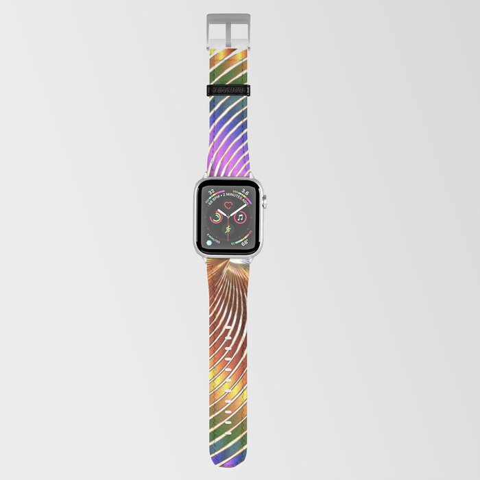 Chromatic Swirling Sphere. Apple Watch Band