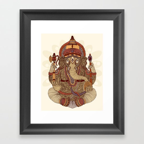 Ganesha: Lord of Success Framed Art Print