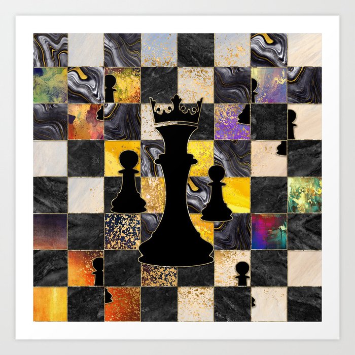 Function - Chess Board Pieces Pattern Socks