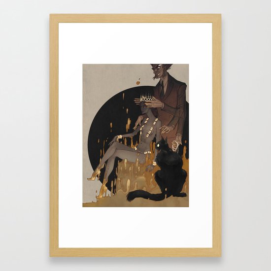 Master And Margarita Framed Art Print By Lesim Society6