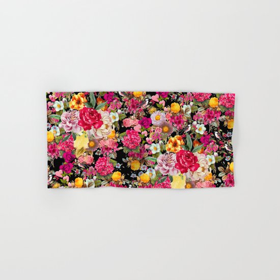 Fashion Botanic Pattern Hand & Bath Towel