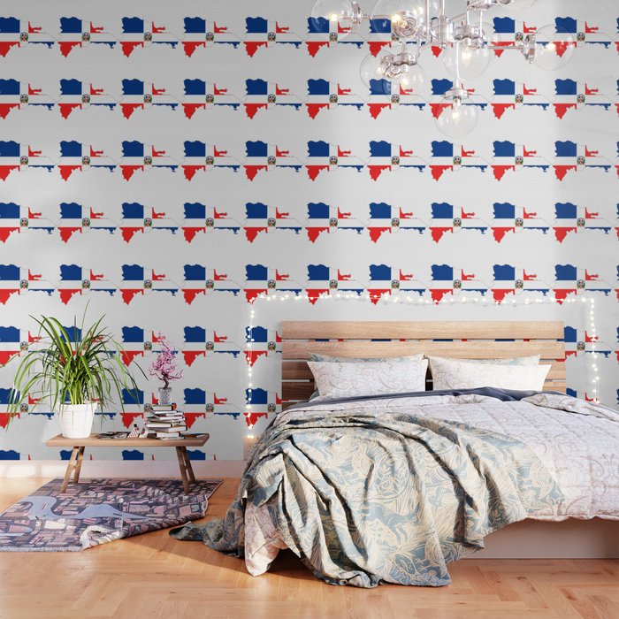 Dominican Republic Flag Map Wallpaper By Tony4urban Society6