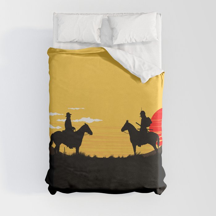 Meeting of the past! Duvet Cover