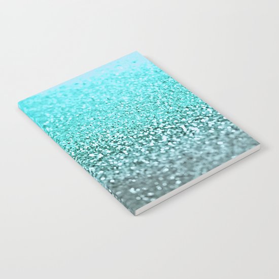 TEAL GLITTER Notebook