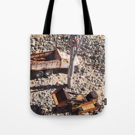 Toys in the Yard Tote Bag