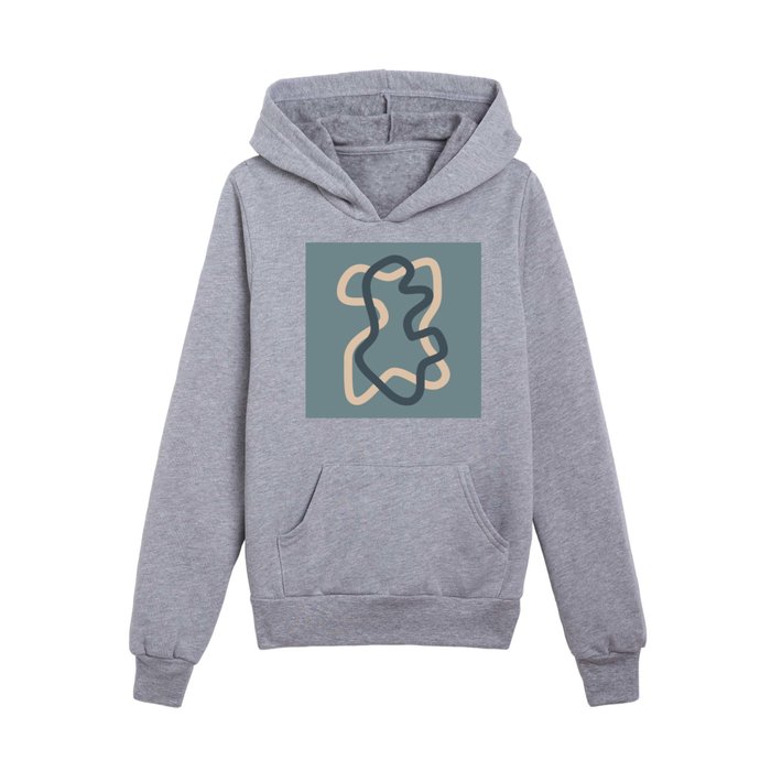 Abstract 03A Kids Pullover Hoodie
