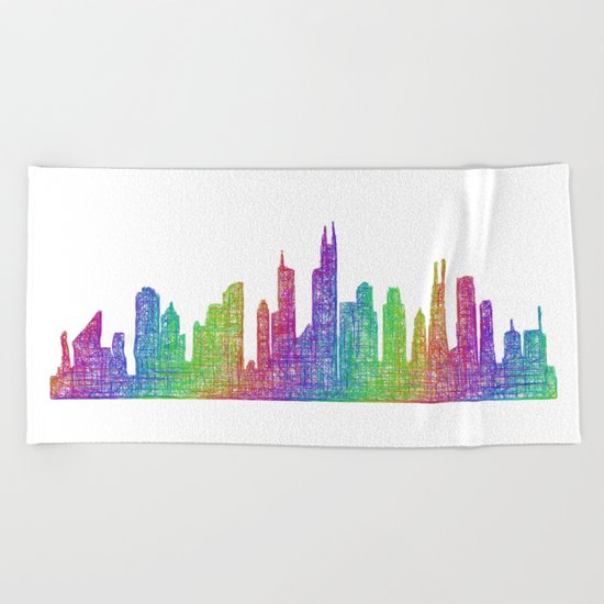 Chicago Beach Towel