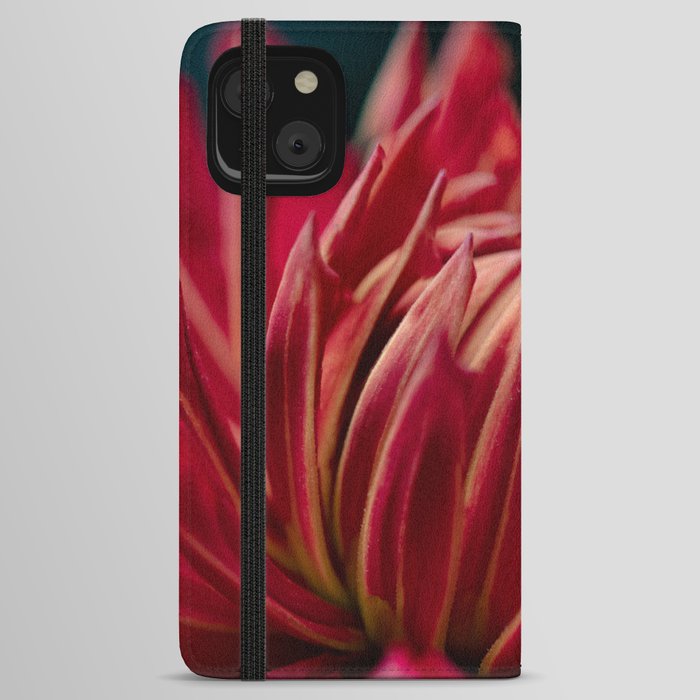 Perfect Red Dahlia Cooper Blaine iPhone Wallet Case