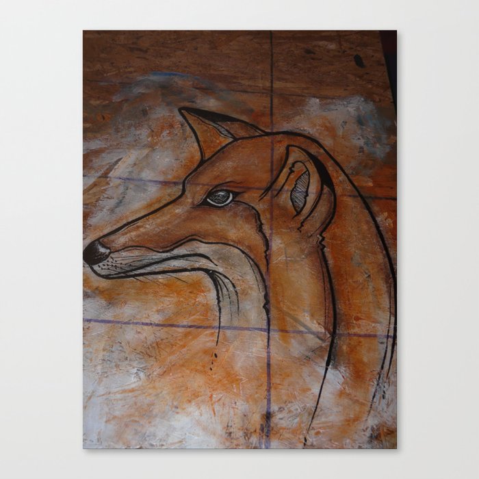 Fox. Canvas Print