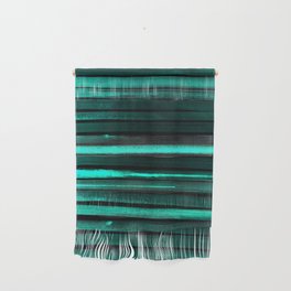 We Have Cold Winter Teal Dreams At Night Wall Hanging