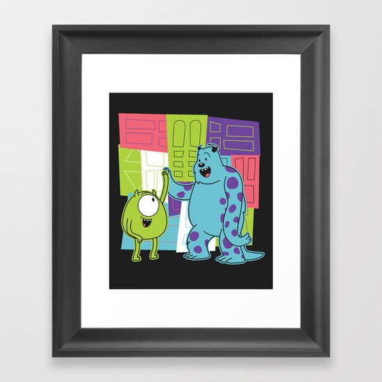 Monster Time Framed Art Print