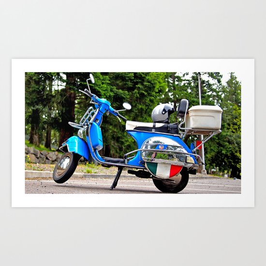 Vespa aesthetics Art Print