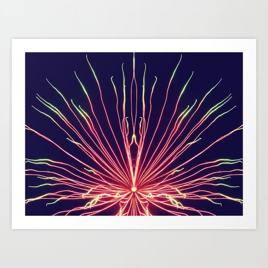 Watermelon Burst Art Print