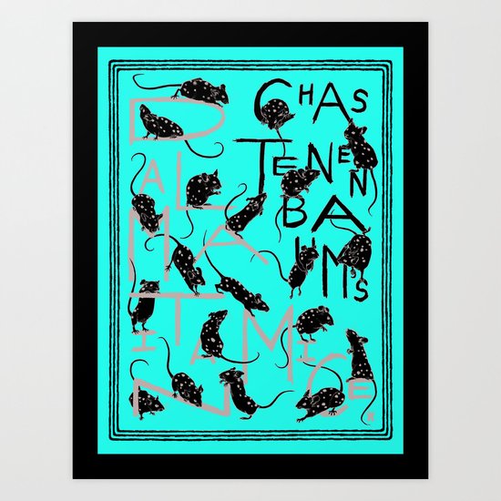 Chaz Tenenbaum's Dalmatian Mice Art Print