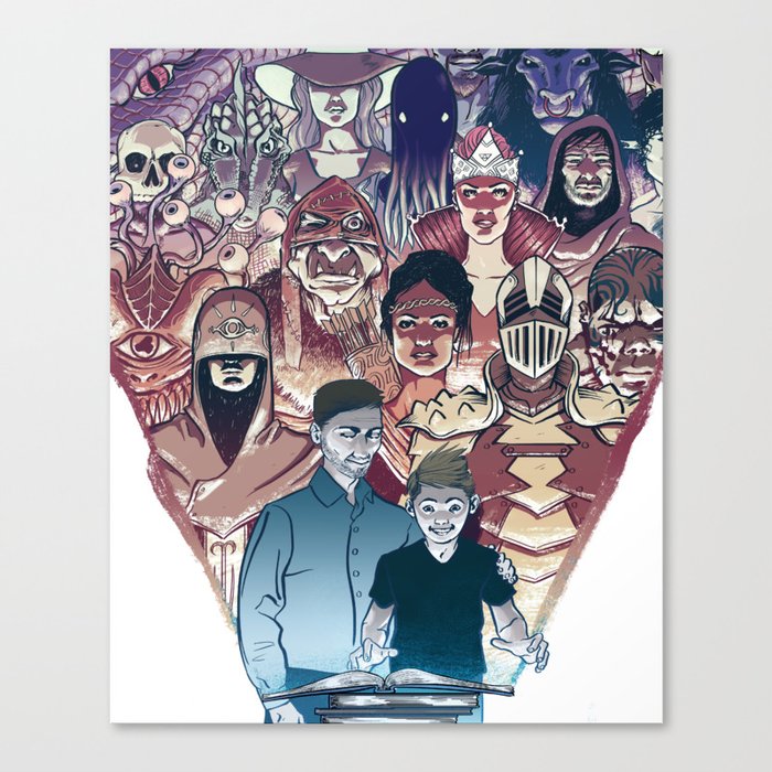 Dungeons & Dragons Canvas Print