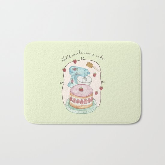 Let´s make some cake Bath Mat
