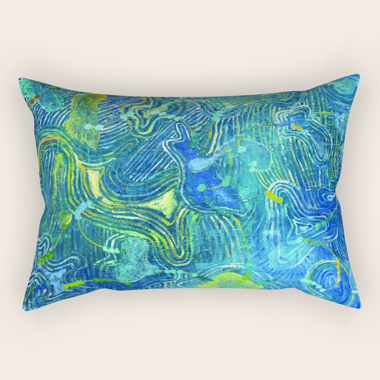 amoeba's sounds - proximity Rectangular Pillow