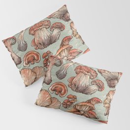 A Series of Mushrooms Pillow Sham