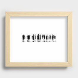 Piano Men, Medium Recessed Framed Print