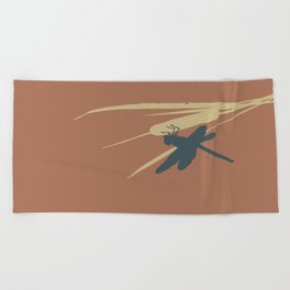 Dragonfly Beach Towel