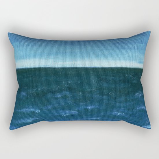Night sea Rectangular Pillow