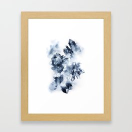 Smokey Crystals Framed Art Print
