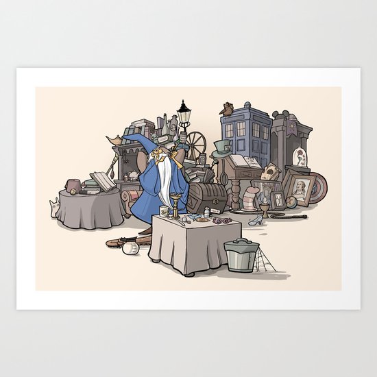 Collection of Curiosities Art Print