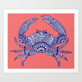 Charlotte the Crab Art Print