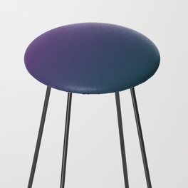 Purple and teal ombre Counter Stool