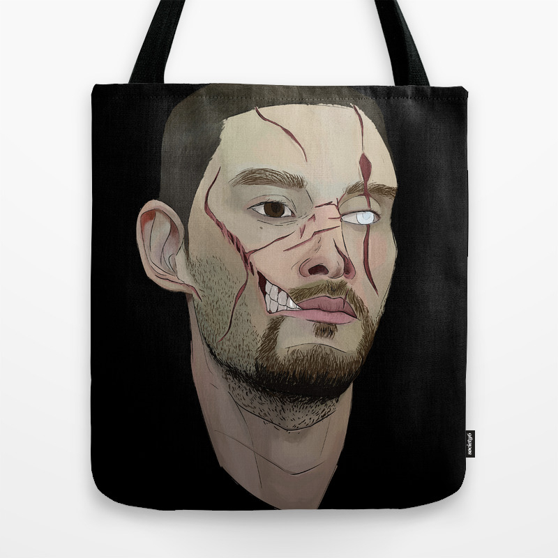 jigsaw tote bag