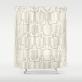 Art Deco Arch Pattern XLIV Shower Curtain