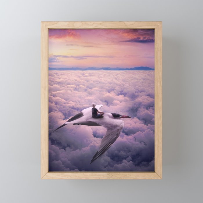 Fly With Me Framed Mini Art Print