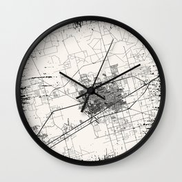 Midland, USA - City Map Wall Clock