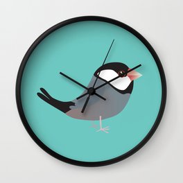 Java sparrow Wall Clock