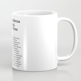 It is a Beauteous Evening, Calm and Free - William Wordsworth Poem - Literature - Typewriter Print 2 Mug