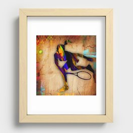 Tennis Recessed Framed Print