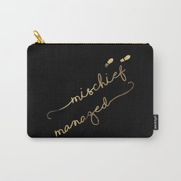 Mischief Managed (black) Carry-All Pouch