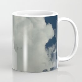 Exotic Dramatic Clouds Billowing Into The Blue Sky  Coffee Mug