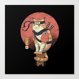 Shinobi Cat Canvas Print